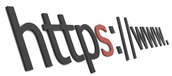 An https:// graphic used for graphic and visual design on the website
